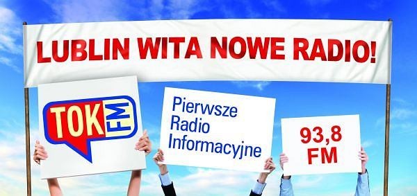 Radio TOK FM już nadaje w Płocku, Toruniu, Lublinie i Gorzowie Wielkopolskim