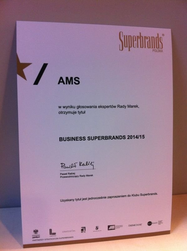 Business Superbrands dla AMS