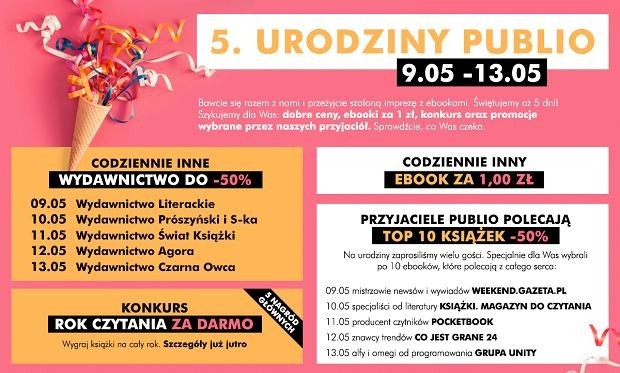 Publio.pl obchodzi 5. urodziny!