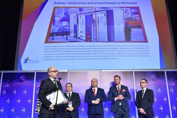 Wiaty przystankowe AMS nagrodzone na Europejskim Kongresie Gospodarczym w Katowicach