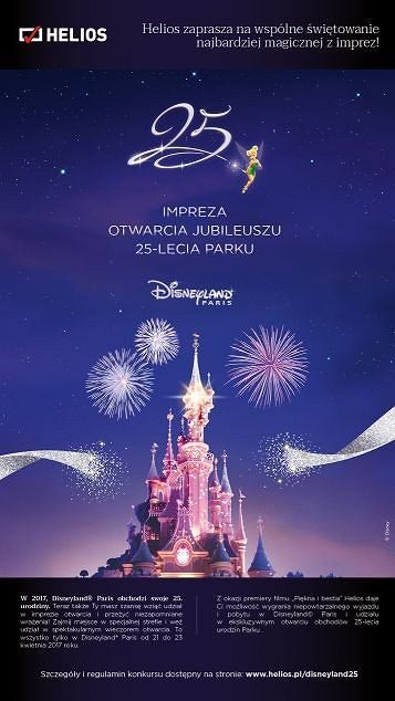 Odwiedź magiczny Disneyland Paris z kinem Helios