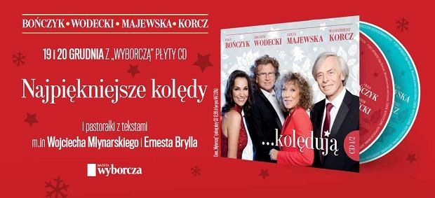 Koncert kolęd i pastorałek w wykonaniu gwiazd polskiej estrady na płytach CD z 
