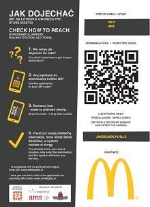Przystanki, kody QR oraz serwis internetowy - w kampanii AMS i OMD dla McDonald's