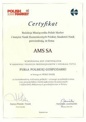 AMS - a pearl of Polish Economy
