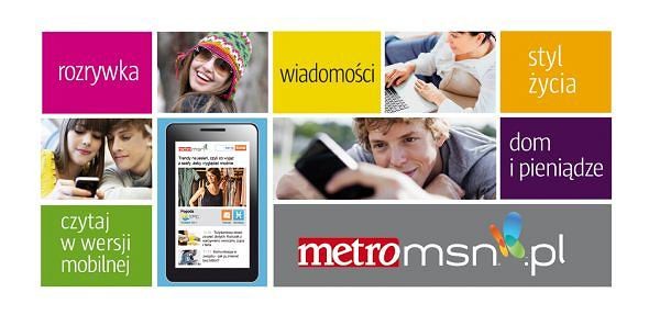 Kampania MetroMsn.pl z wersją mobilną