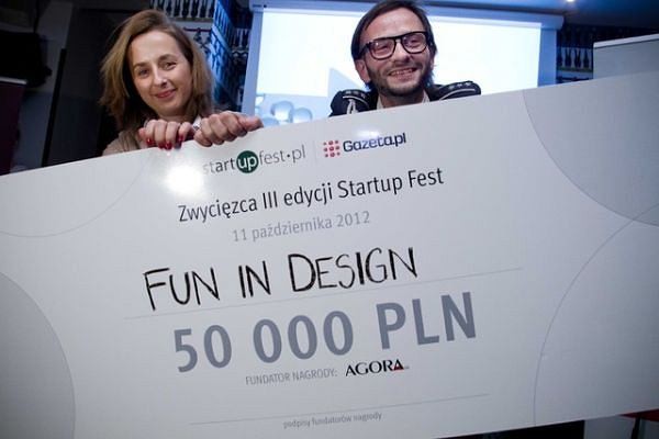 Fun in Design zwycięzcą Startup Fest 2012