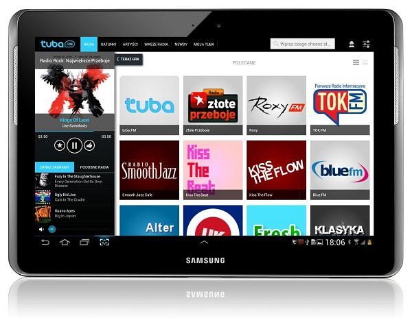 Tuba.FM HD już dostępna na tabletach Samsunga