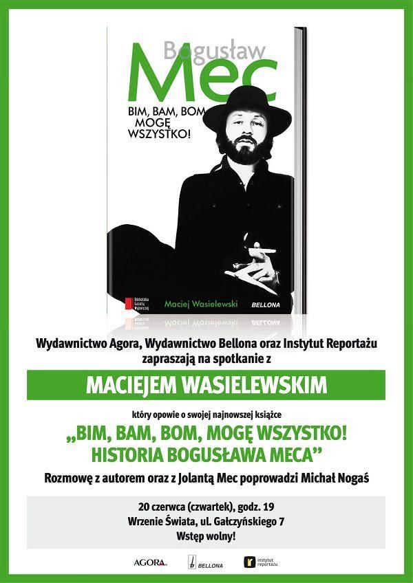 Zapraszamy na spotkanie autorskie z Maciejem Wasielewskim