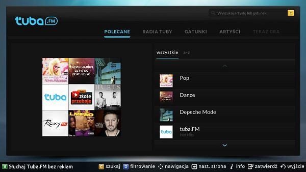 Nowa odsłona Tuba.FM i Tuba.TV na telewizorach Samsung Smart TV
