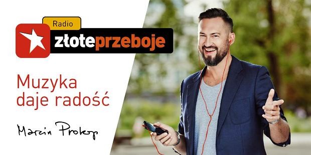 Marcin Prokop słucha Radia Złote Przeboje - nowa kampania stacji 