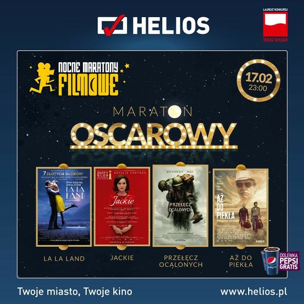 Maraton Oscarowy w kinach Helios