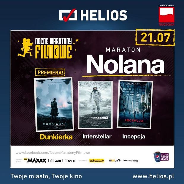 Maraton Nolana w kinach Helios