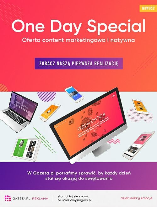 One Day Special od Gazeta.pl pozwala świętować każdy dzień