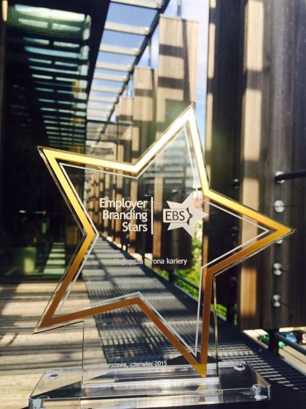 Nagroda Employer Branding Star 2015 dla Agory