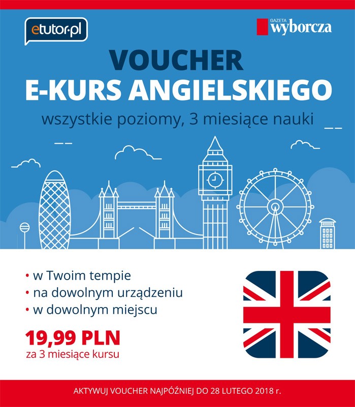 Kurs języka angielskiego online z „Gazetą Wyborczą”