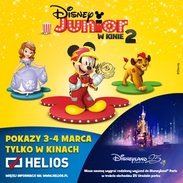 Helios zaprasza na „Disney Junior w Kinie 2”
