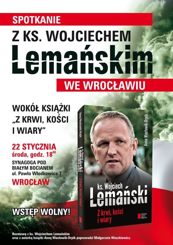 Cykl spotkań z ks. Wojciechem Lemańskim wokół książki 