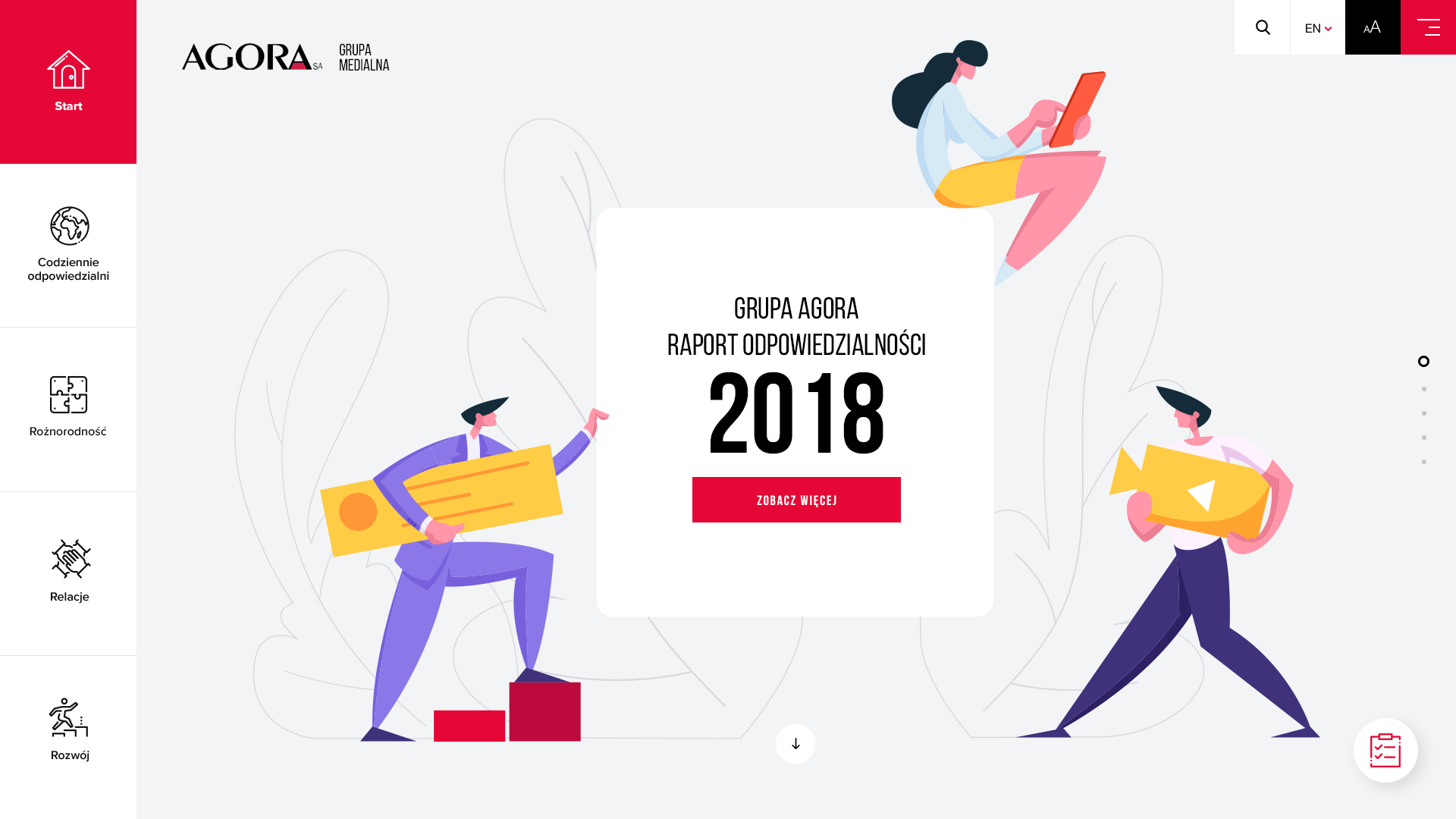 Grupa Agora przedstawia swój wpływ na otoczenie w interaktywnym „Raporcie odpowiedzialności za 2018 r.”