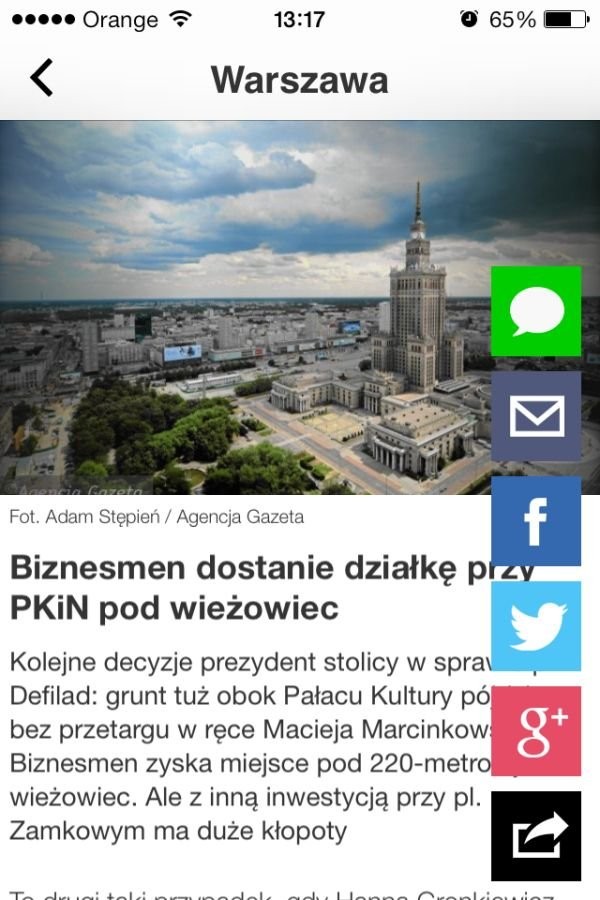 Premiera aplikacji Gazeta.pl LIVE na iOS