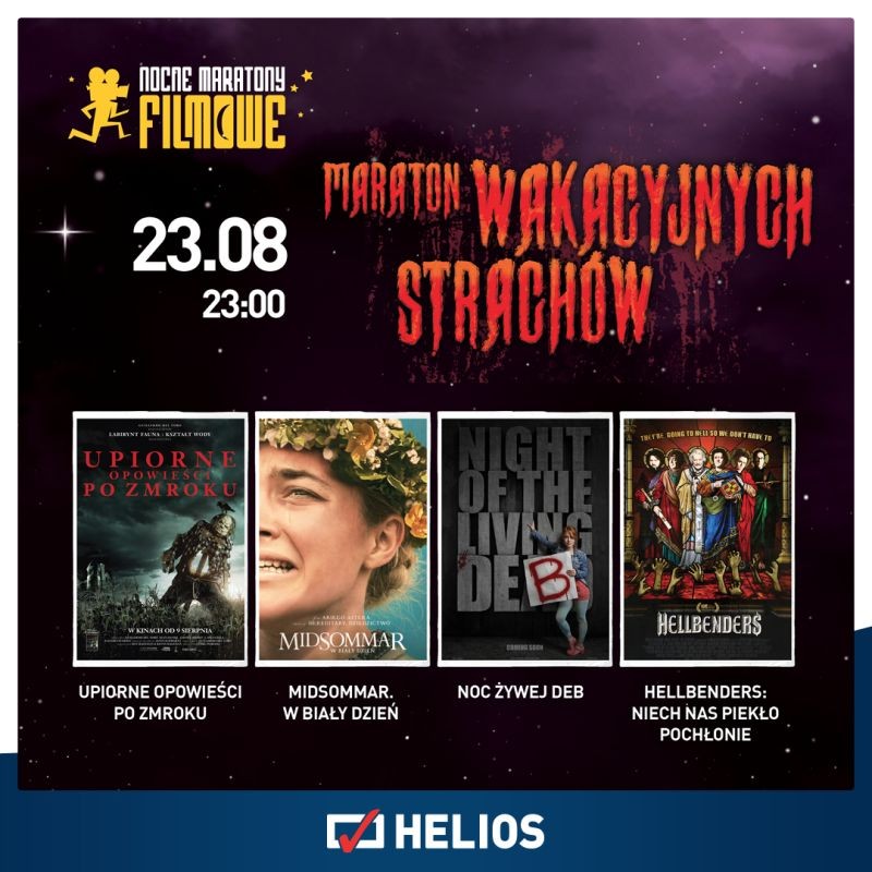 Maraton wakacyjnych strachów w kinach Helios