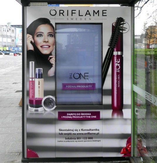 Oriflame jako pierwsza firma kosmetyczna wykorzystuje interaktywne wiaty