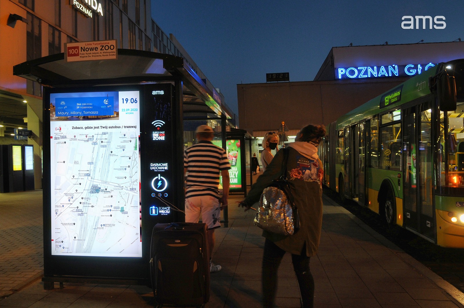 AMS i Zarząd Transportu Miejskiego w Poznaniu wprowadzają System Informacji Pasażerskiej