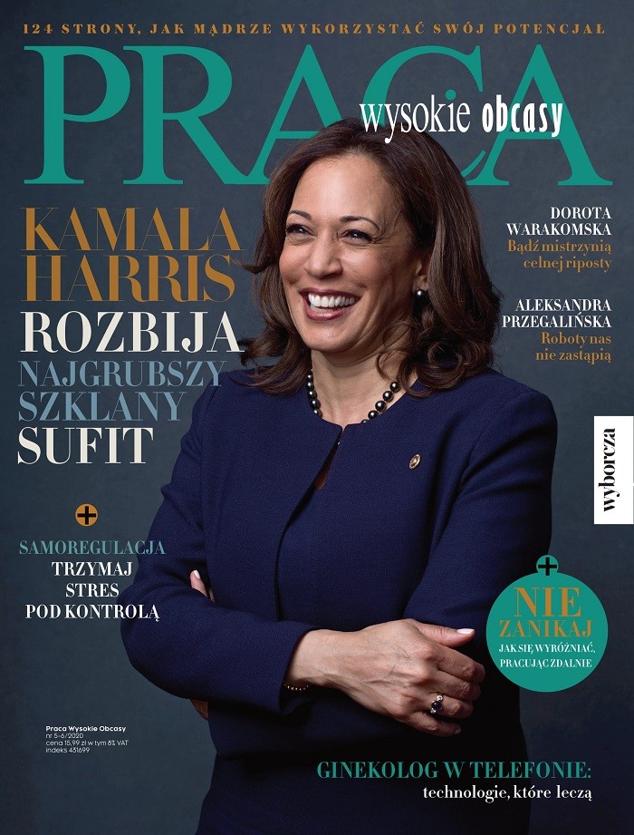„Wysokie Obcasy Praca” z przyszłą wiceprezydentką Stanów Zjednoczonych Kamalą Harris na okładce w sprzedaży już od 26 listopada br.