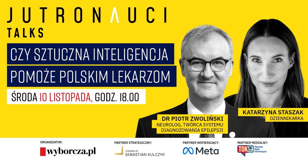 Czy lekarz powinien działać jak McDonald's? Ósme spotkanie Jutronauci Talks już 10 listopada o godz. 18:00