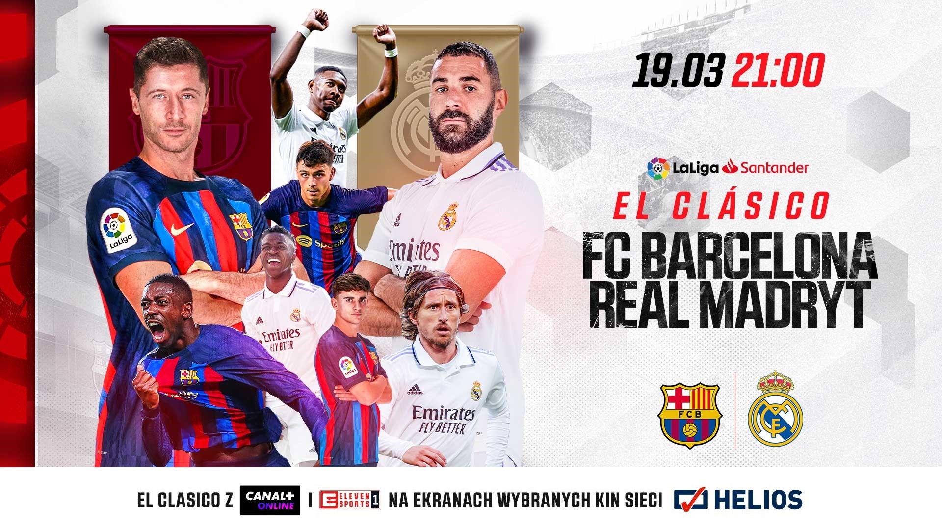„El Clásico”- piłkarski hit na ekranach kin Helios