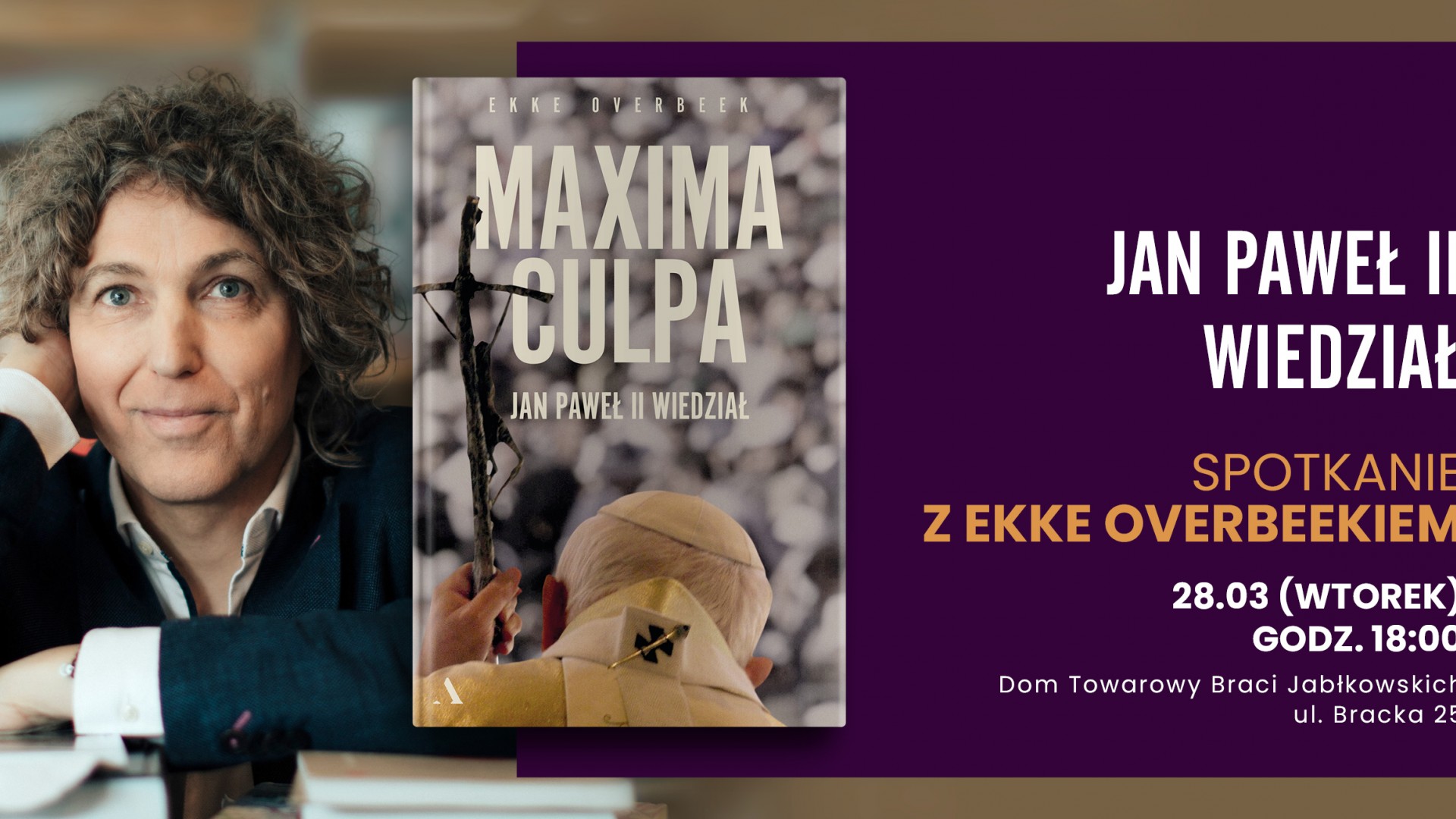 Spotkanie z Ekke Overbeekiem, autorem książki 