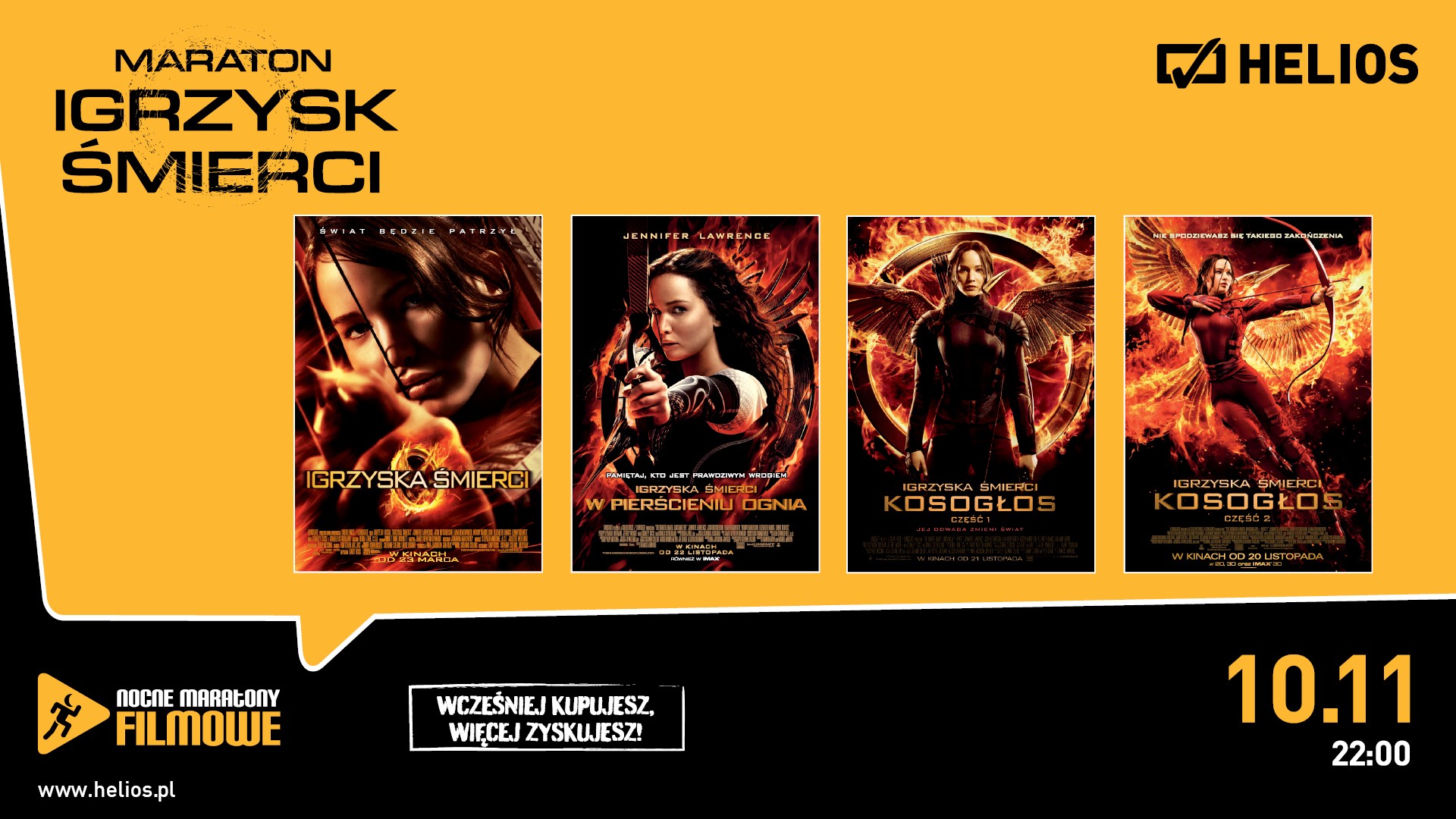 Maraton z „Igrzyskami śmierci” w kinach Helios!