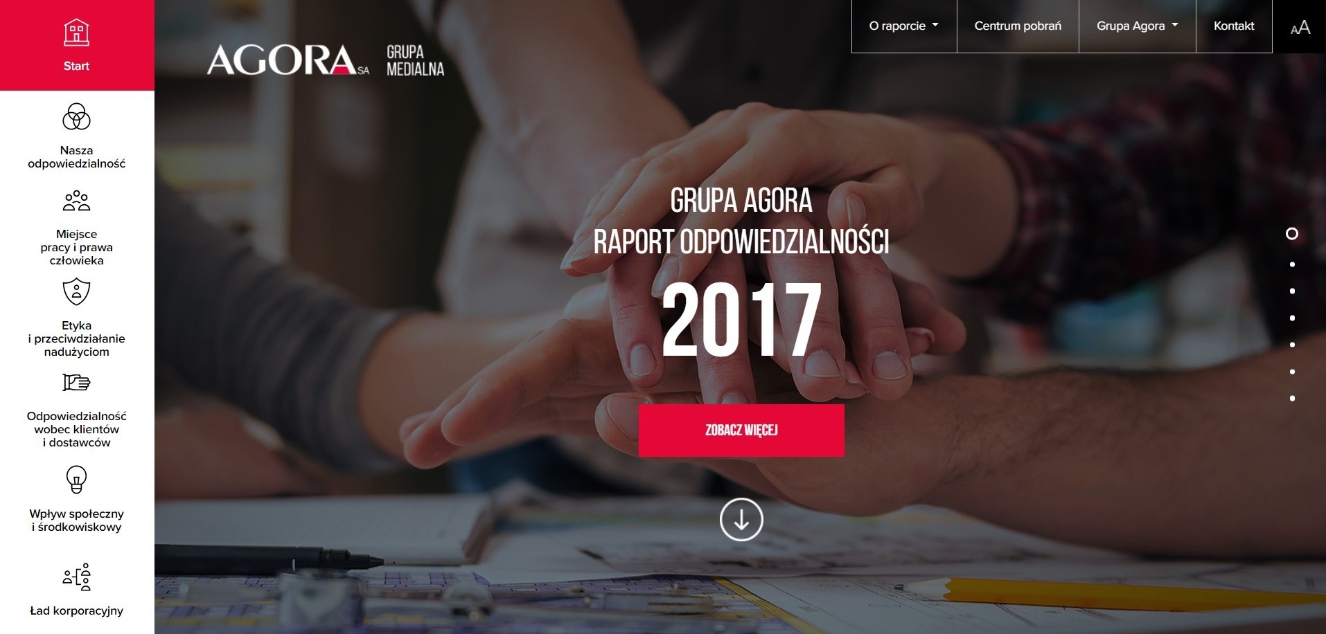 „Codziennie odpowiedzialni” – interaktywny Raport odpowiedzialności Grupy Agora 2017 już dostępny!
