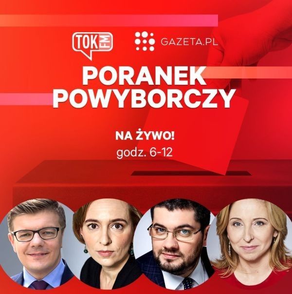 Radio TOK FM i Gazeta.pl ze wspólnym powyborczym porankiem w internecie