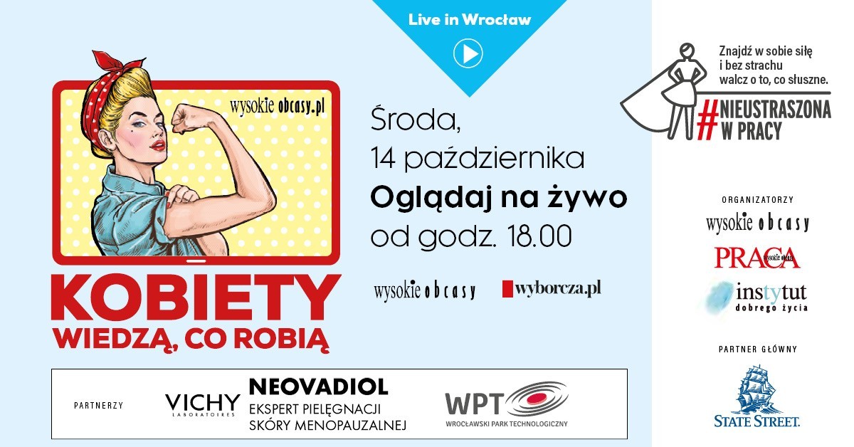 Spotkanie „Kobiety wiedzą, co robią - LIVE in Wrocław” – już w środę, 14 października