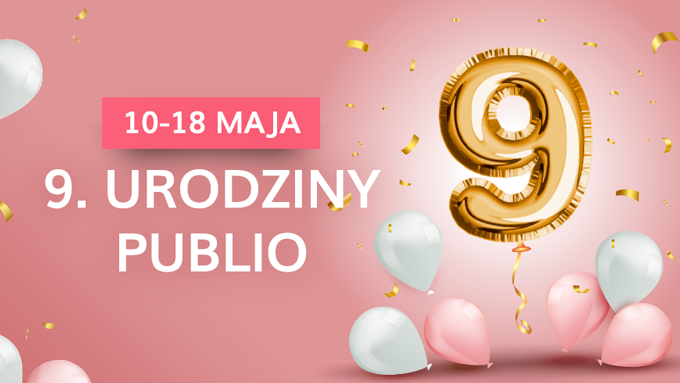 Specjalna oferta dla miłośników cyfrowych książek na 9. urodziny Publio.pl