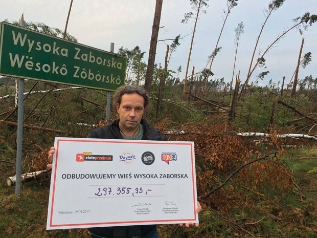 Grupa Radiowa Agory zebrała ponad 297 tys. zł dla wsi Wysoka Zaborska