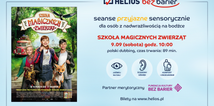 „Szkoła magicznych zwierząt” w cyklu Seanse Przyjazne Sensorycznie