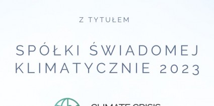 Agora wśród najbardziej świadomych klimatycznie spółek na GPW