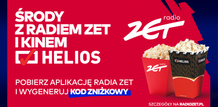 Środy z Radiem ZET w kinach Helios –  bilety za 21,90 zł i mocny repertuar na dobry początek roku
