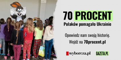70 procent. Gazeta.pl i Wyborcza.pl opowiedzą o Polakach, którzy potrafią działać razem