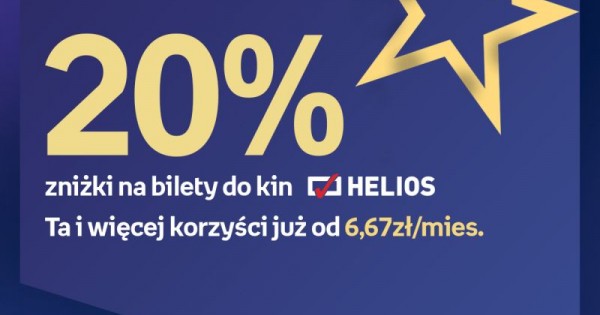 Bilety do sieci kin Helios w promocyjnej cenie w Empik Premium • Agora
