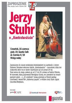 Jerzy Stuhr na spotkaniu w Gazeta Cafe