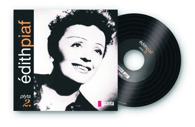 Płyty z piosenkami Edith Piaf z Gazetą Wyborczą