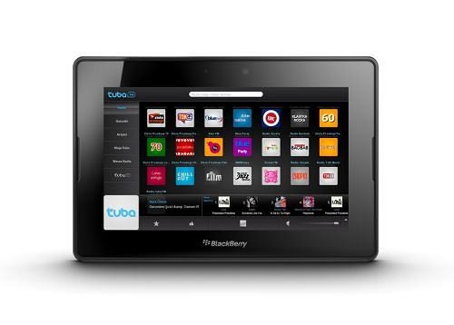 Aplikacja tuba.FM na tablety BlackBerry PlayBook