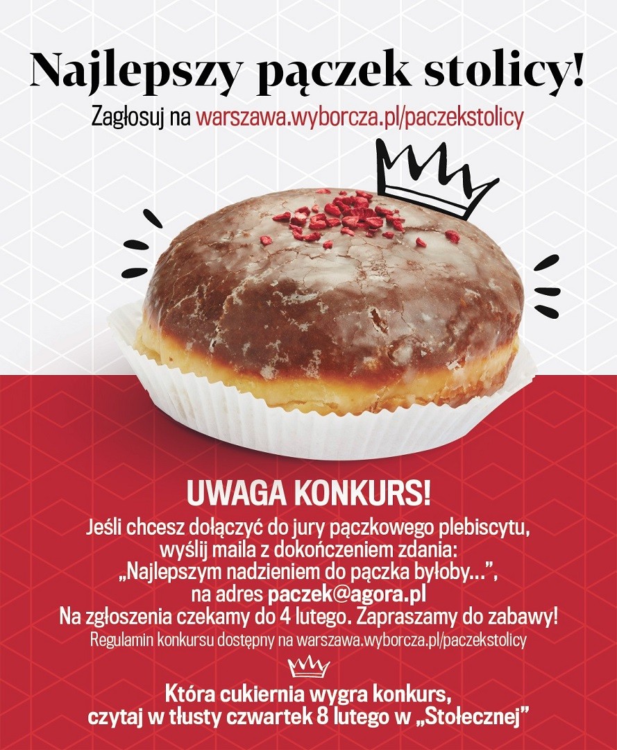 Gazeta Stołeczna” szuka „Najlepszego Pączka Stolicy”