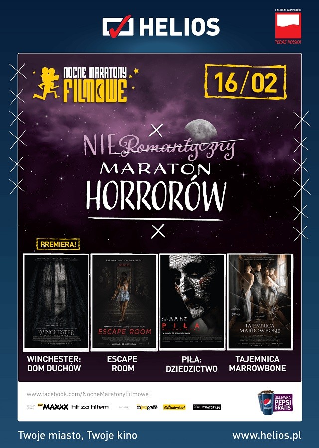 Nieromantyczny Maraton Horrorów w kinach Helios