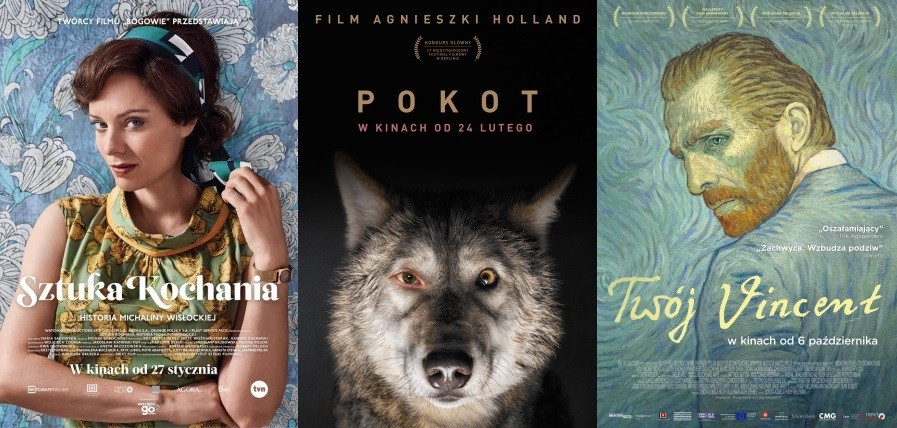 „Twój Vincent”, „Sztuka kochania” i „Pokot” – filmy dystrybuowane przez NEXT FILM nominowane do Orłów