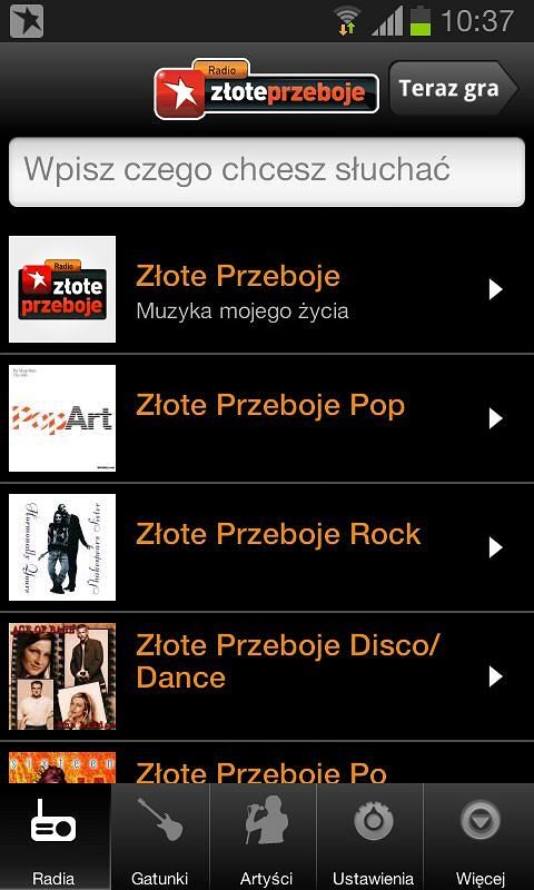 Aplikacje Radia Złote Przeboje i Roxy na telefony z Androidem