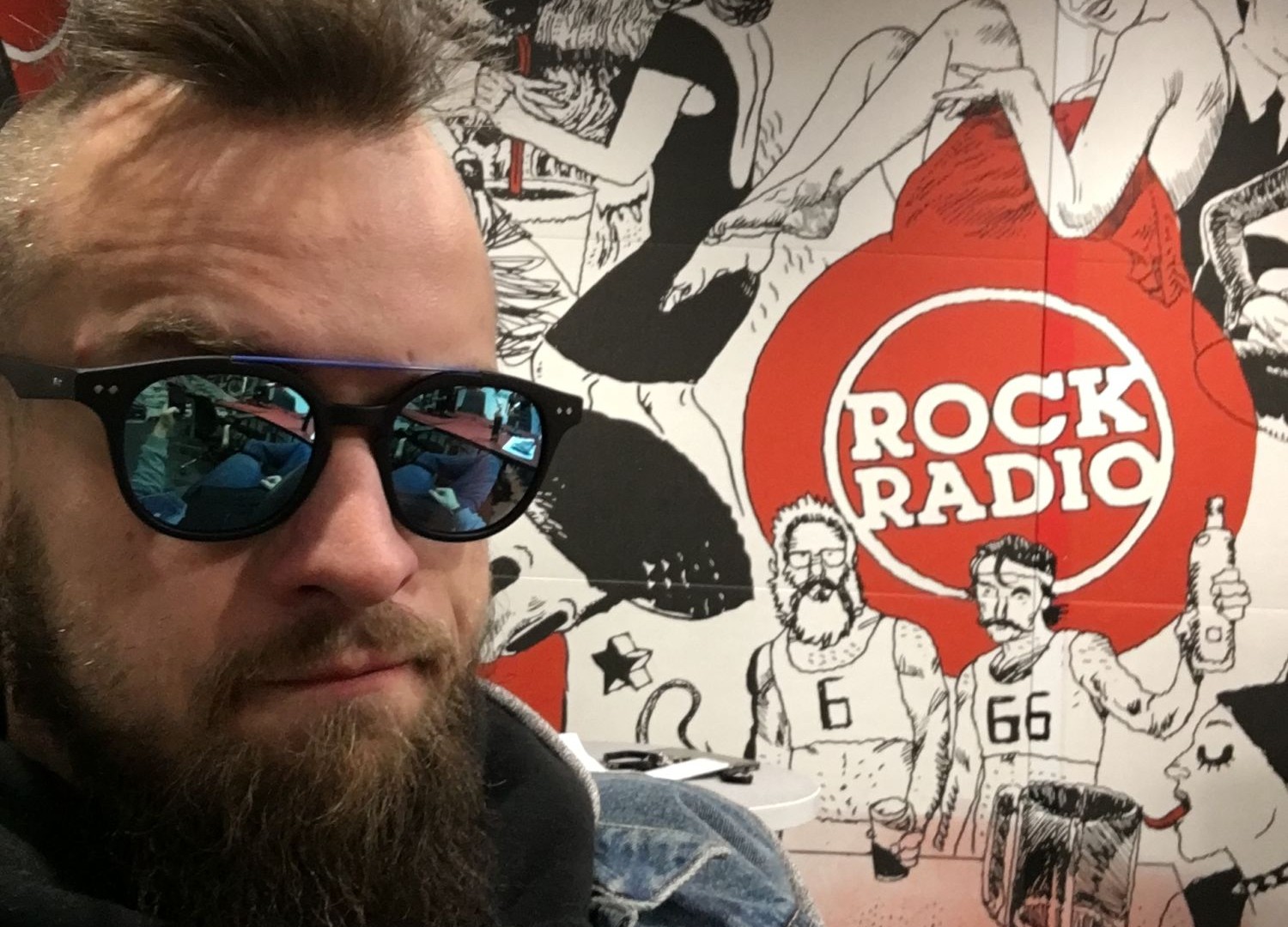 Łukasz Ciechański w zespole Rock Radia