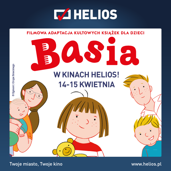 Helios zaprasza na rodzinne seanse z animacją „Basia”
